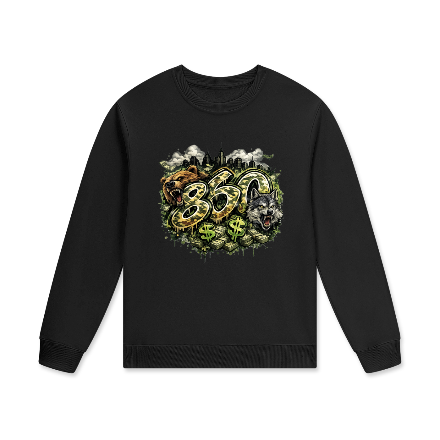 860 The Connecticut Collection Streetwear Unisex Cotton Pullover