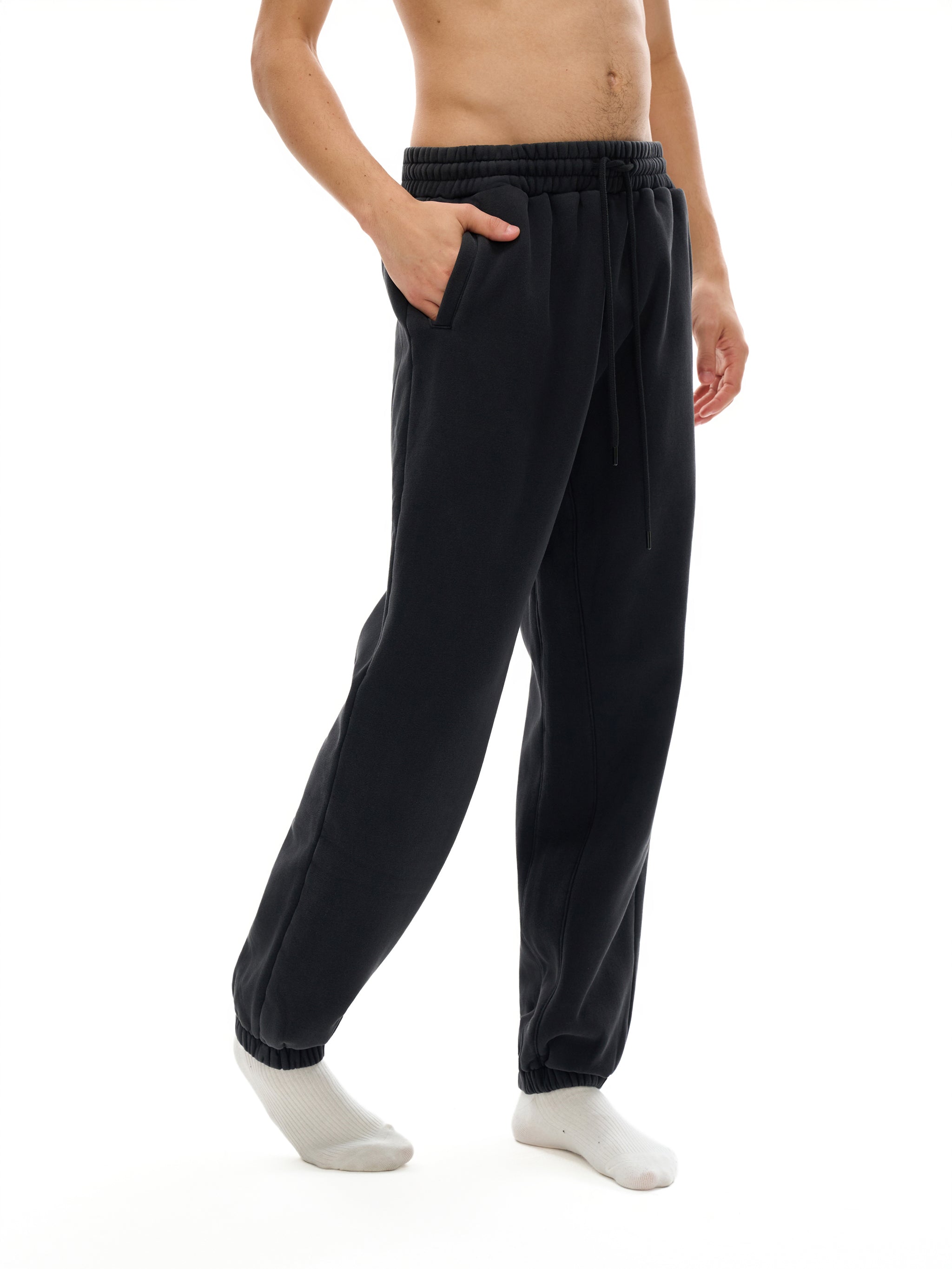 The Connecticut Collection Fleeced Jogger Sweatpants